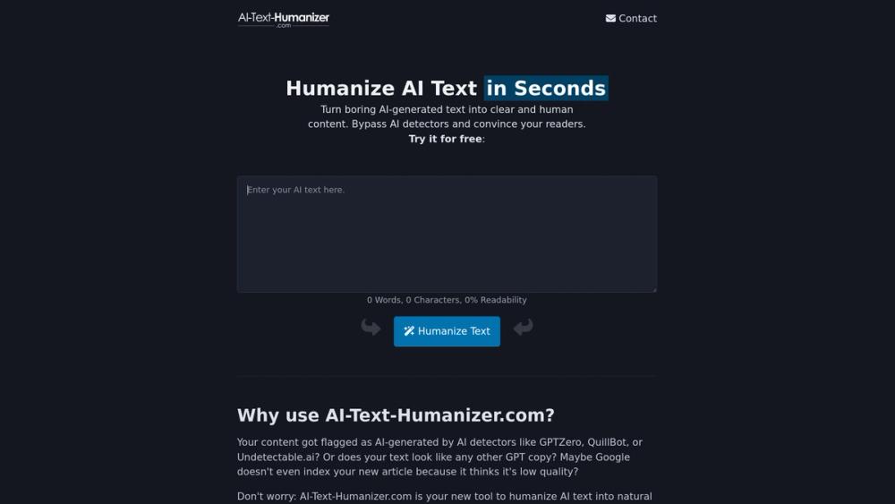 image for AI-Text-Humanizer.com