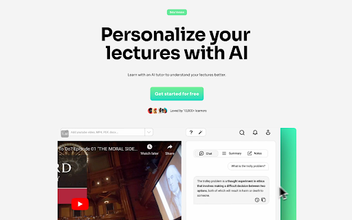 image for YouLearn - AI companion for learning