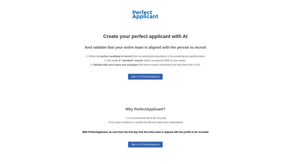 image for PerfectApplicant