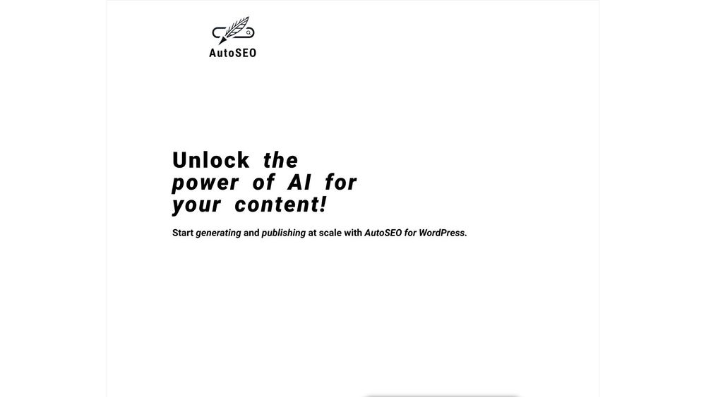 image for AutoSEO For WordPress