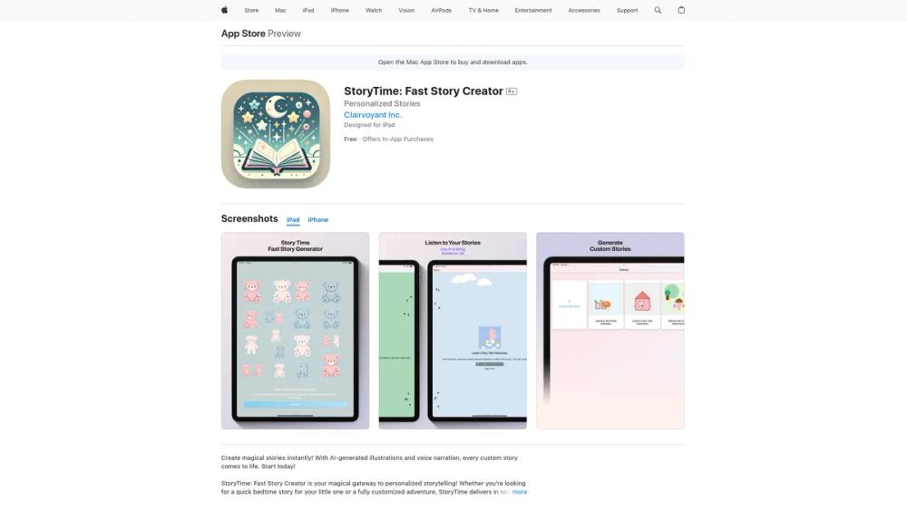 image for StoryTime: Fast Story Creator