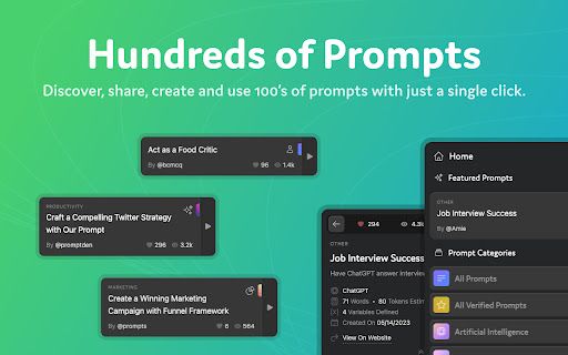 image for PromptForge for ChatGPT, Gemini, Claude.ai +