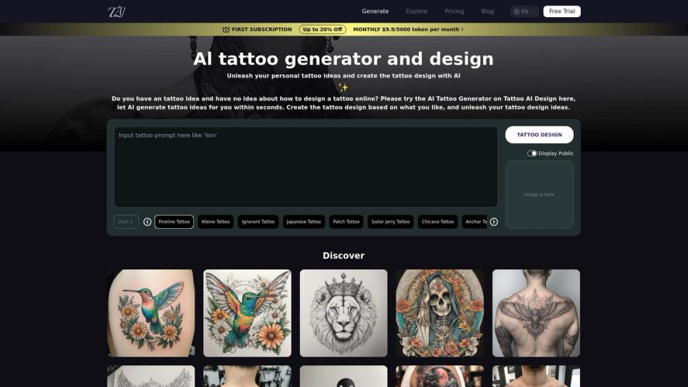 image for Tattoo AI Design