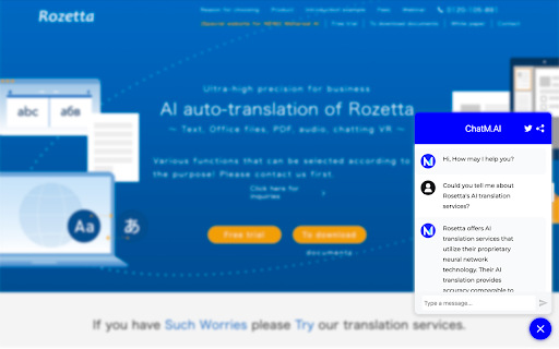 image for ChatM.AI - Web-wide Wonders, One Chatbot!