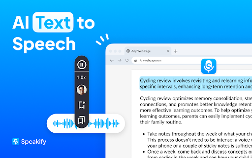 image for Speakify - AI Text to Speech
