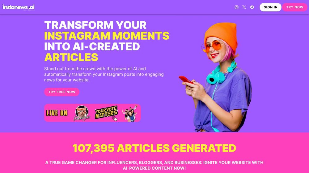 image for InstaNews.ai