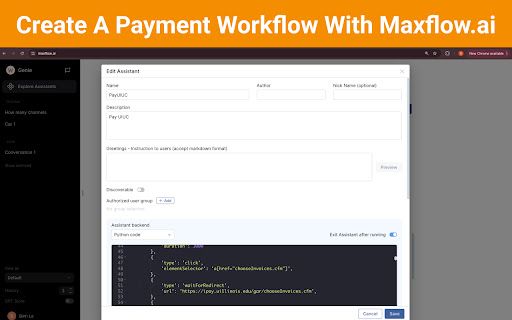 image for MaxGPT Web Automation