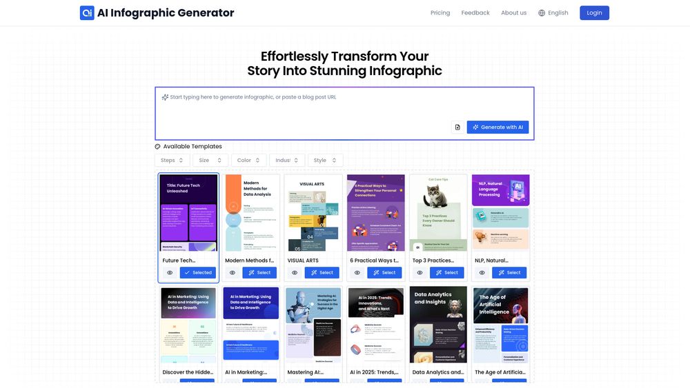 image for AI Infographic Generator