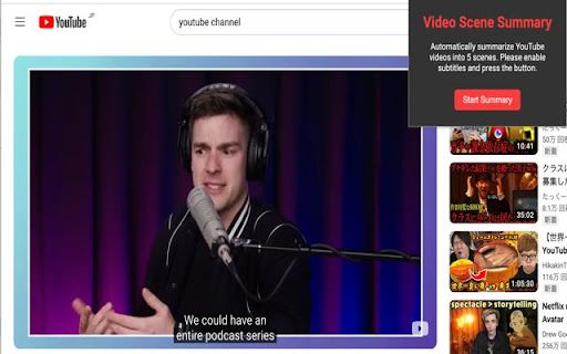 image for Video Scene Summary with ChatGPT