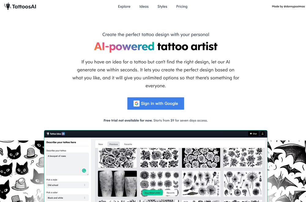 image for TattoosAI