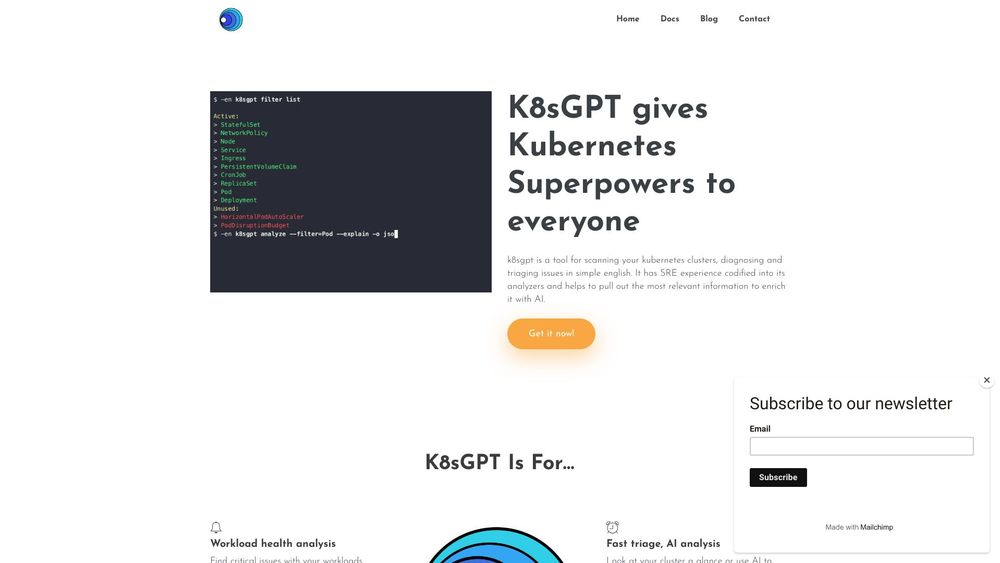 image for K8sGPT
