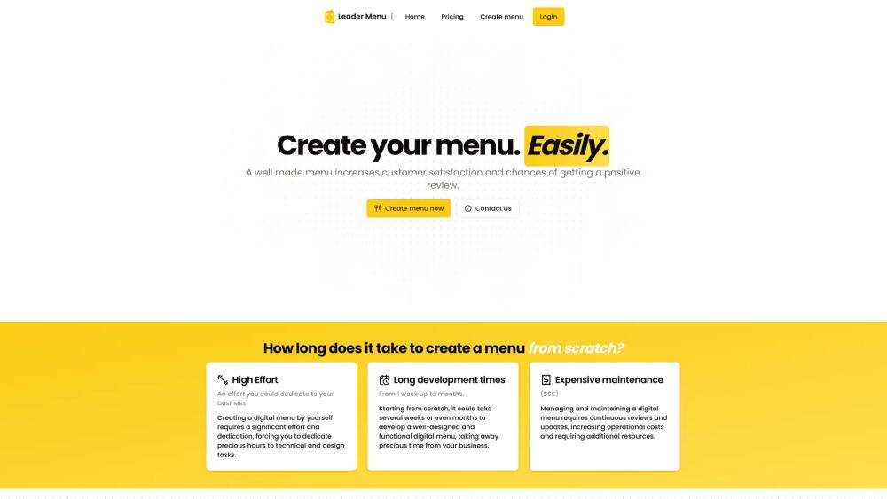 image for Leader Menu