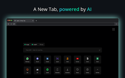 image for Seekr: AI-powered New Tab with Bard & ChatGPT