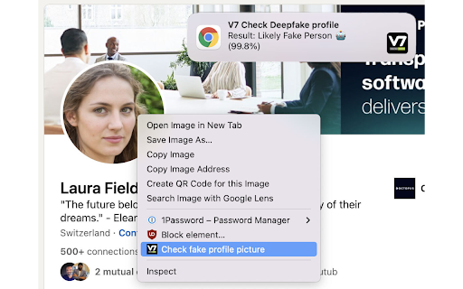 image for Fake Profile Detector (Deepfake, GAN)