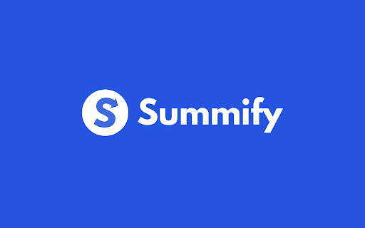 image for Summify: Summarize YouTube and Web Content