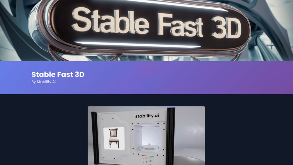 image for Stable Fast 3D(SF3D)