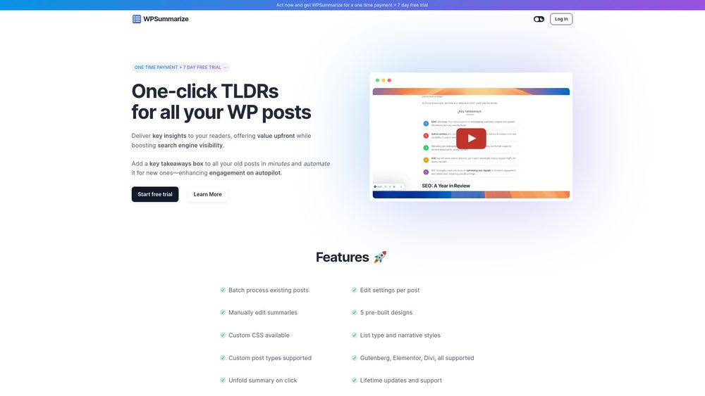 image for WPSummarize
