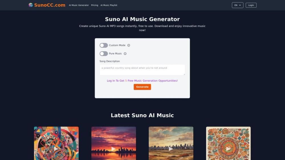 image for SunoCC AI