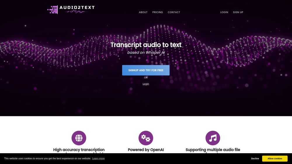 image for audio2text