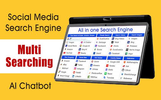 image for All in one AI Chat Social Media Search Engine