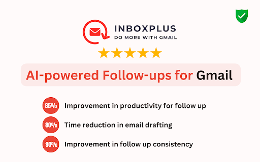 image for InboxPlus: AI powered Auto Followup for Gmail
