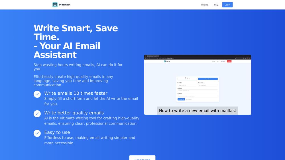 image for MailFast, your AI email writer