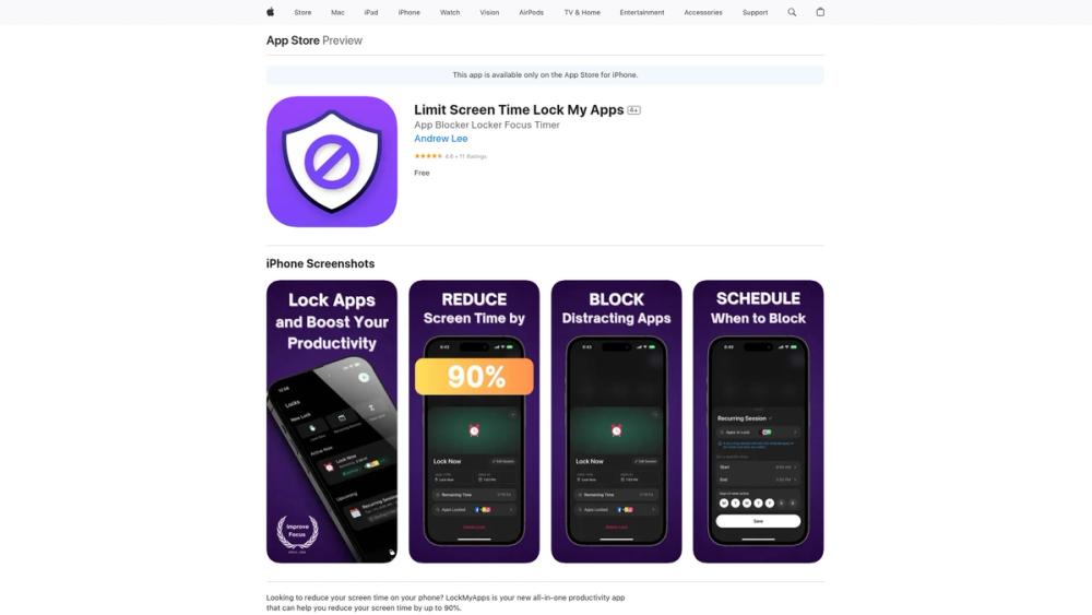 image for Block Apps & Focus Timer: Lock My Apps