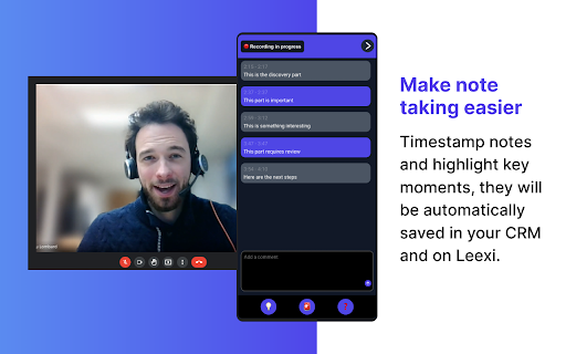 image for Leexi - Google Meet recording