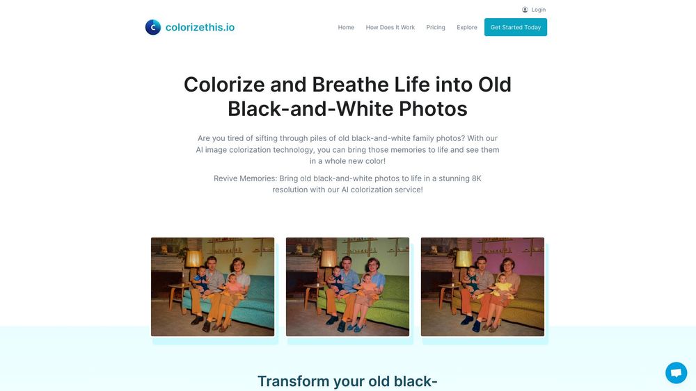 image for Colorize black and white photos w AI