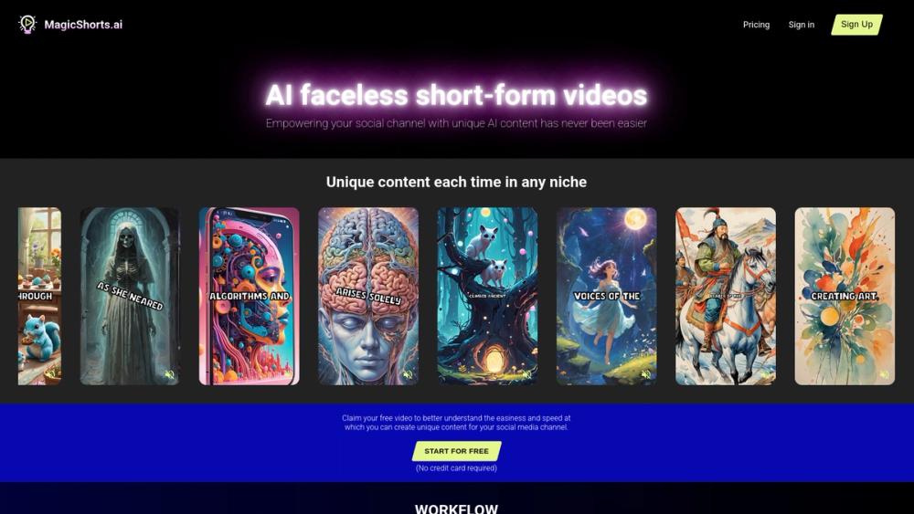 image for MagicShorts.ai