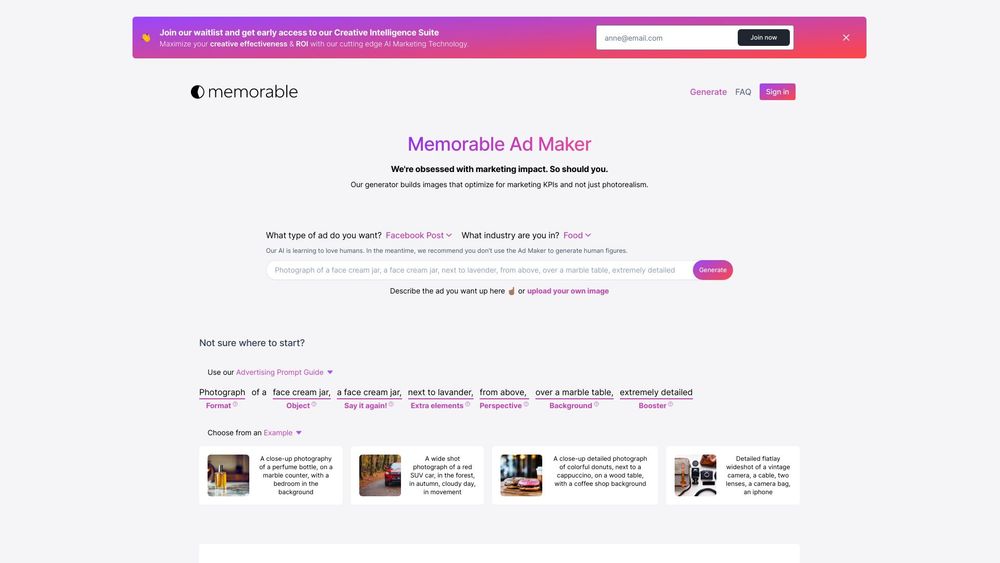 image for Memorable Ad Maker