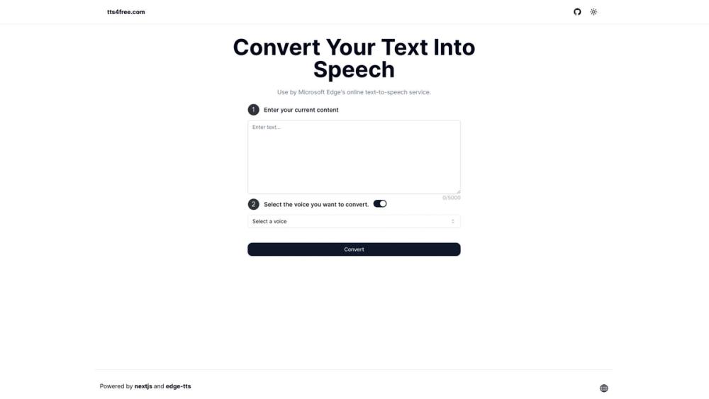 image for free text Into Speech