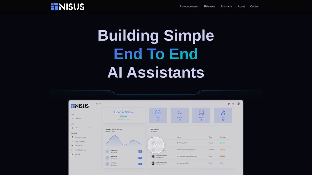 image for NisusAI | Generative AI Platform