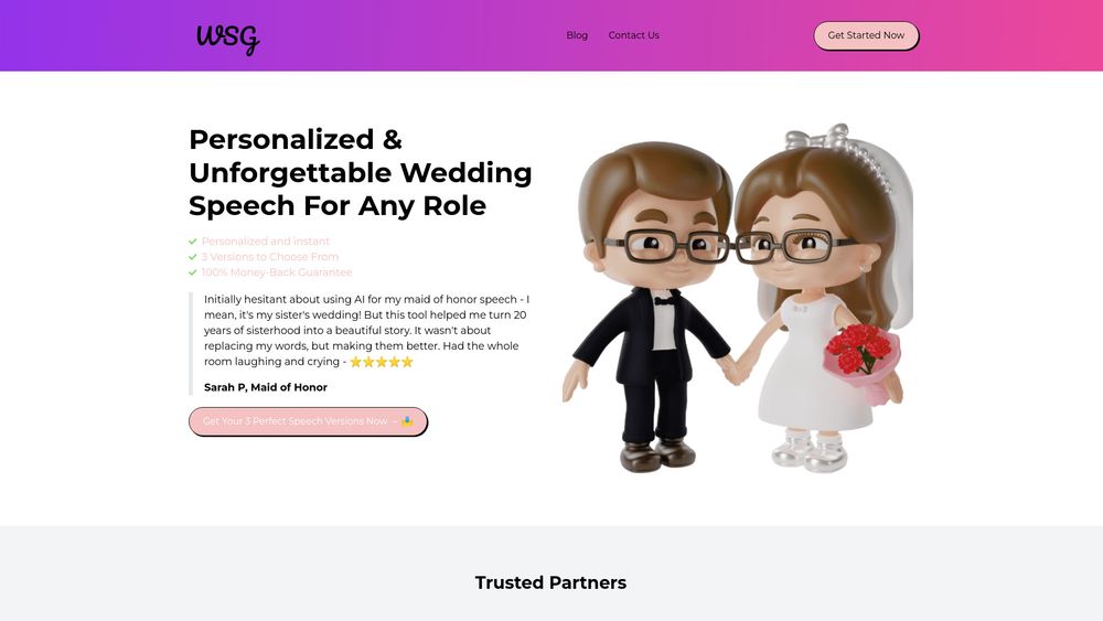 image for Wedding Speech Genie