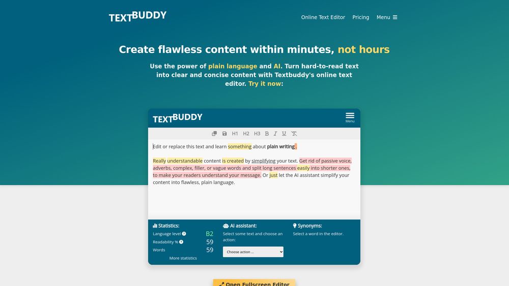 image for AI Text Editor