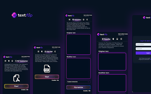 image for TextFlip: ChatGPT Re-Writer, AI Humanizer, PDF Chat