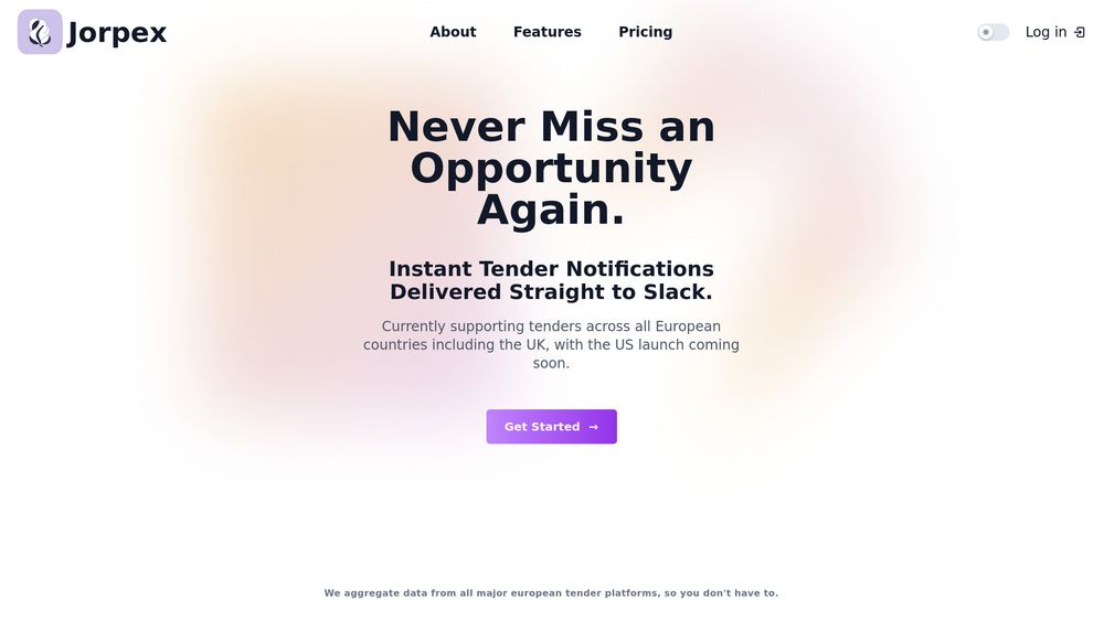 image for Jorpex - Tender Notifications in Slack