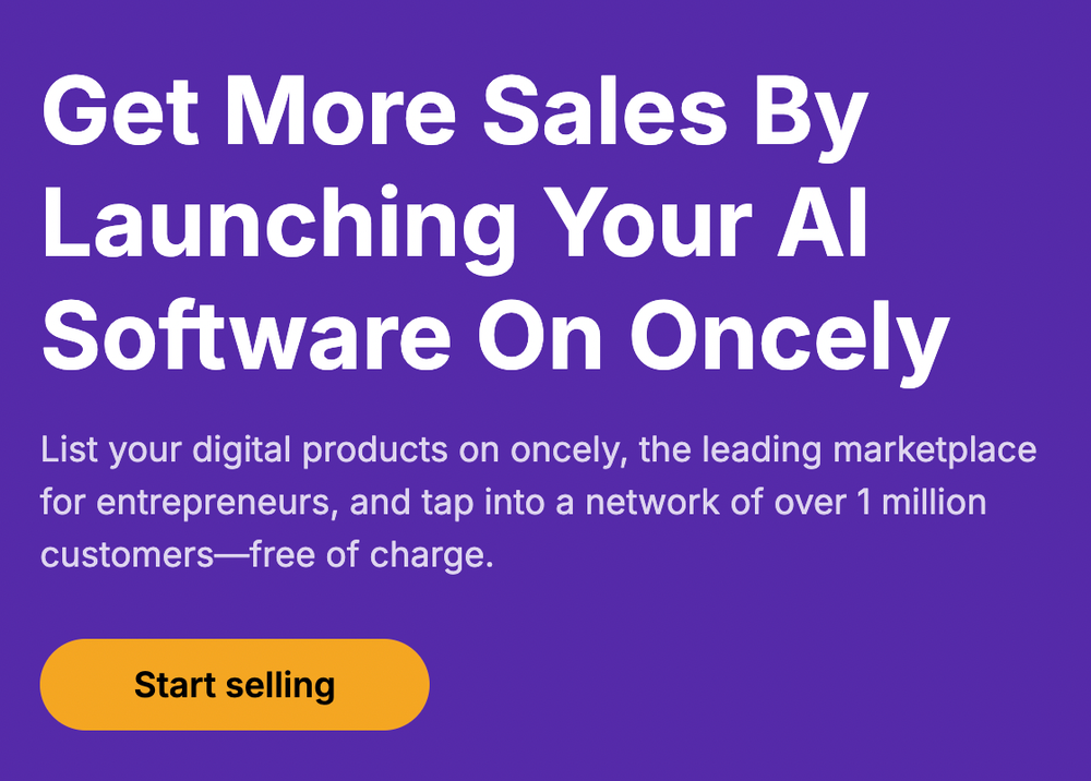 image for Sell on Oncely