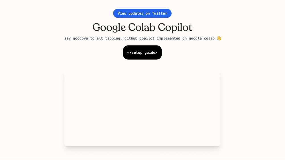 image for Google Colab Copilot