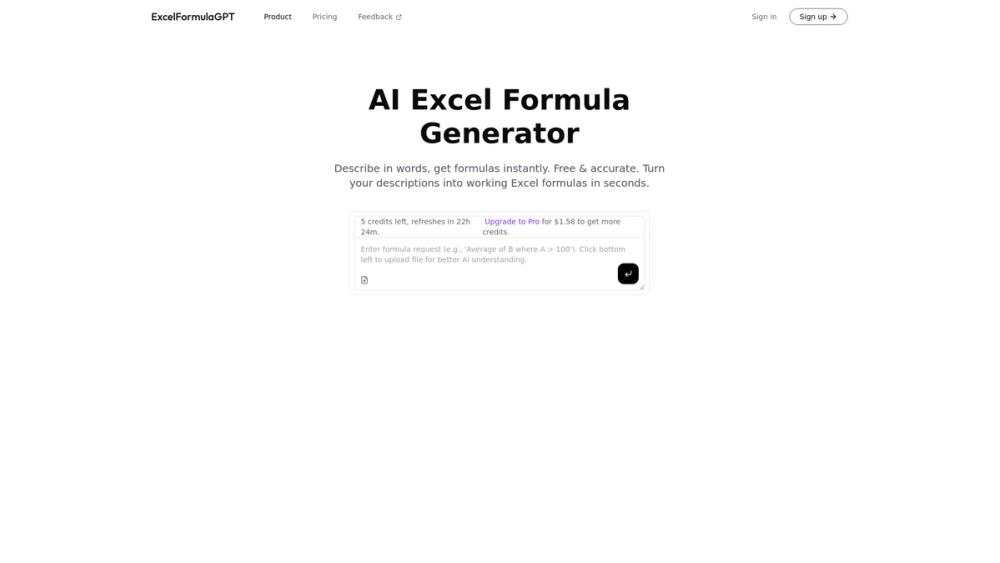 image for Excel Formula GPT