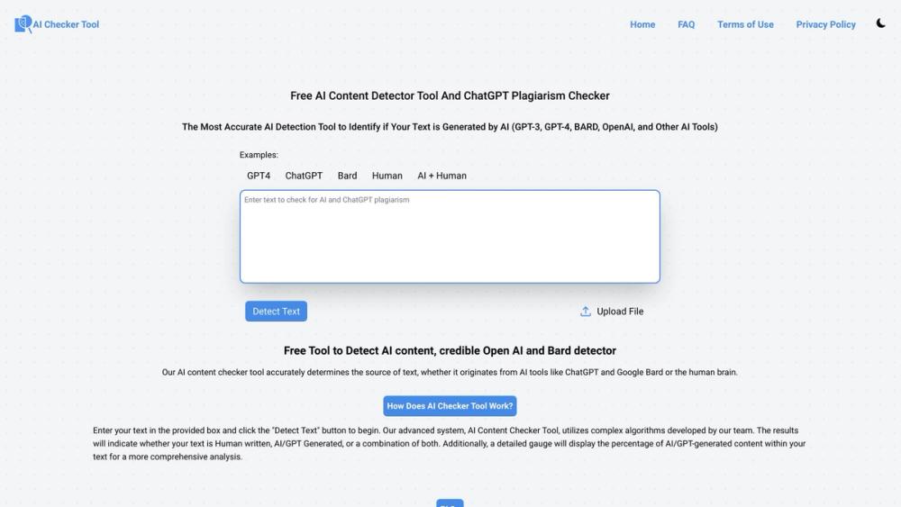 image for AI Checker Tool