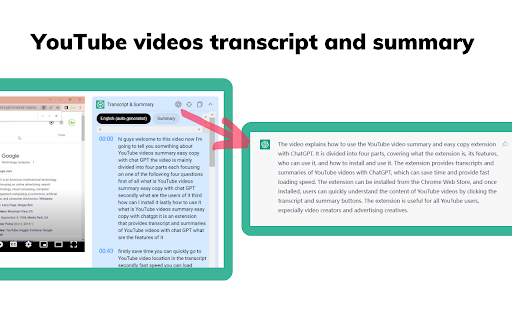 image for Unlimited Summary Generator for YouTube™