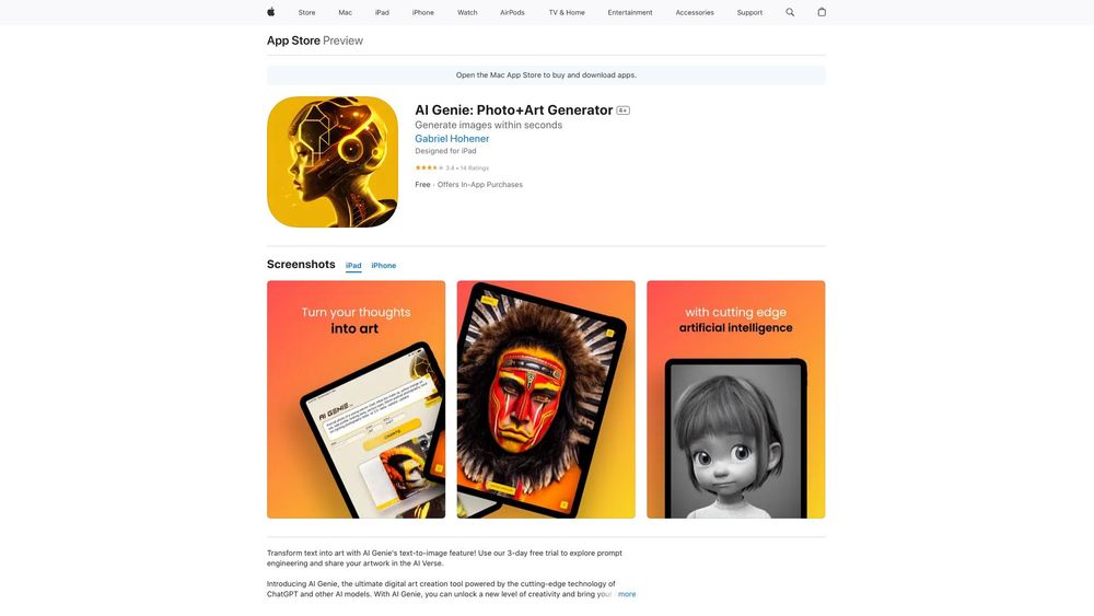 image for AI Genie: Photo + Art Generator