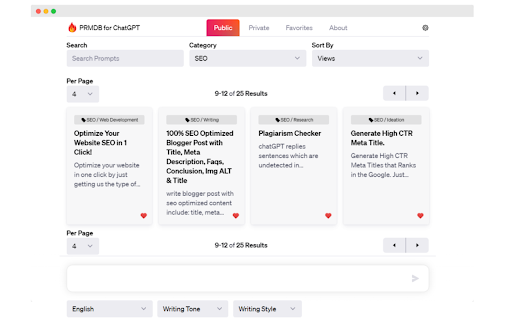 image for PRMDB - Prompts Database for ChatGPT