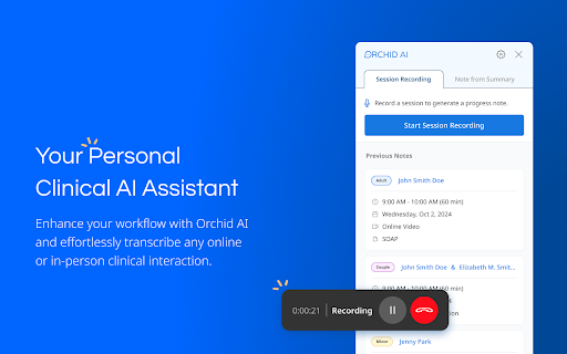 image for Orchid: AI Clinical Notes