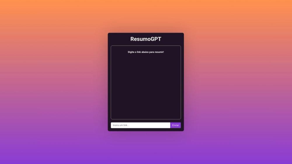 image for ResumoGPT (demo)