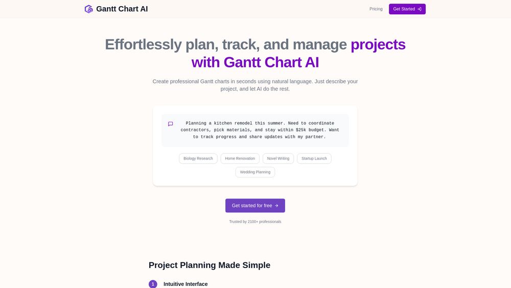 image for Gantt Chart AI