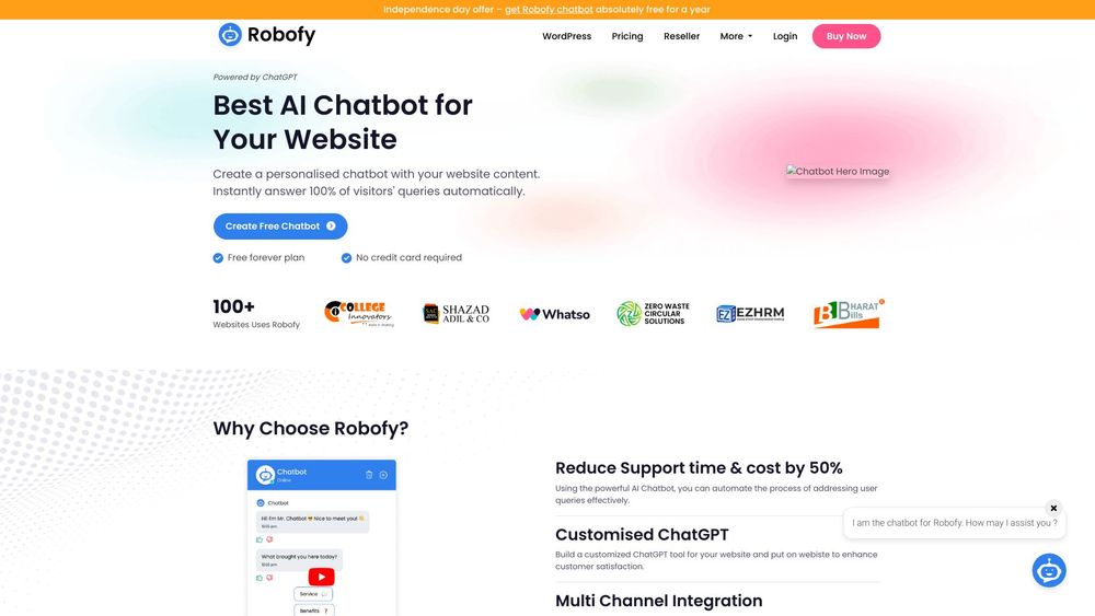 image for Robofy AI Chatbot