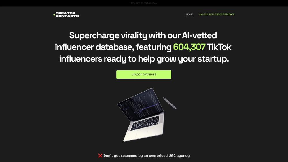 image for Influencer Database by Creator Contacts