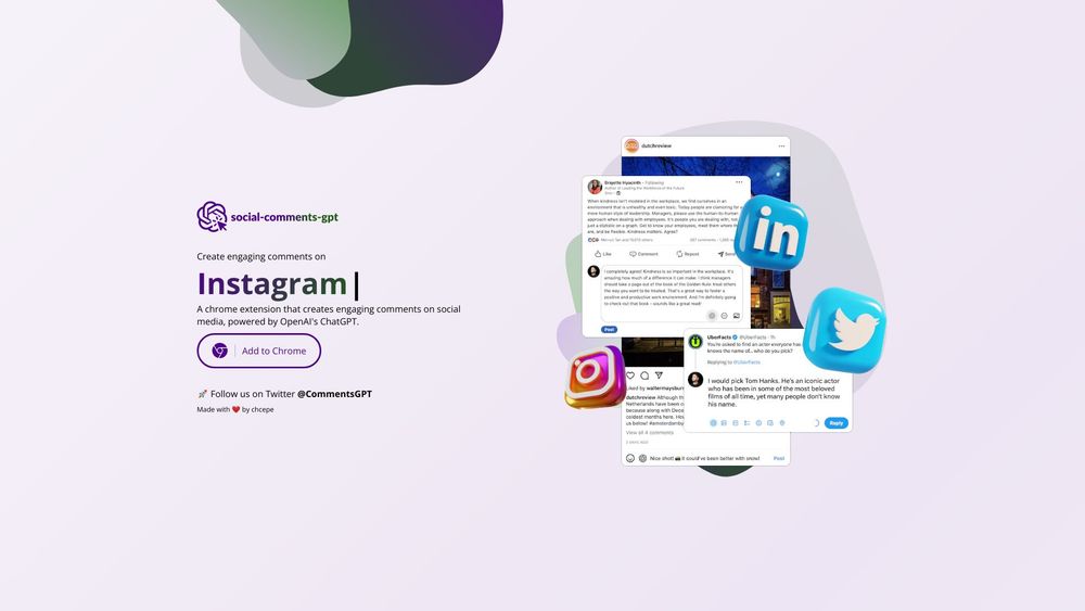 image for Social Comments GPT for Twitter